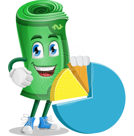 Money Cartoon Vector Character - 112 Illustrations